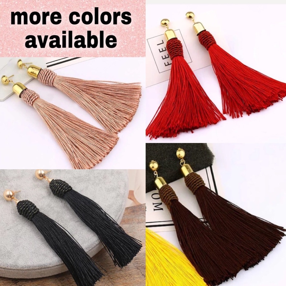 🔴5/$15⚠️𝗖𝗟𝗘𝗔𝗥𝗔𝗡𝗖𝗘⚠️Brown Earrings NEW - Picture 5 of 7